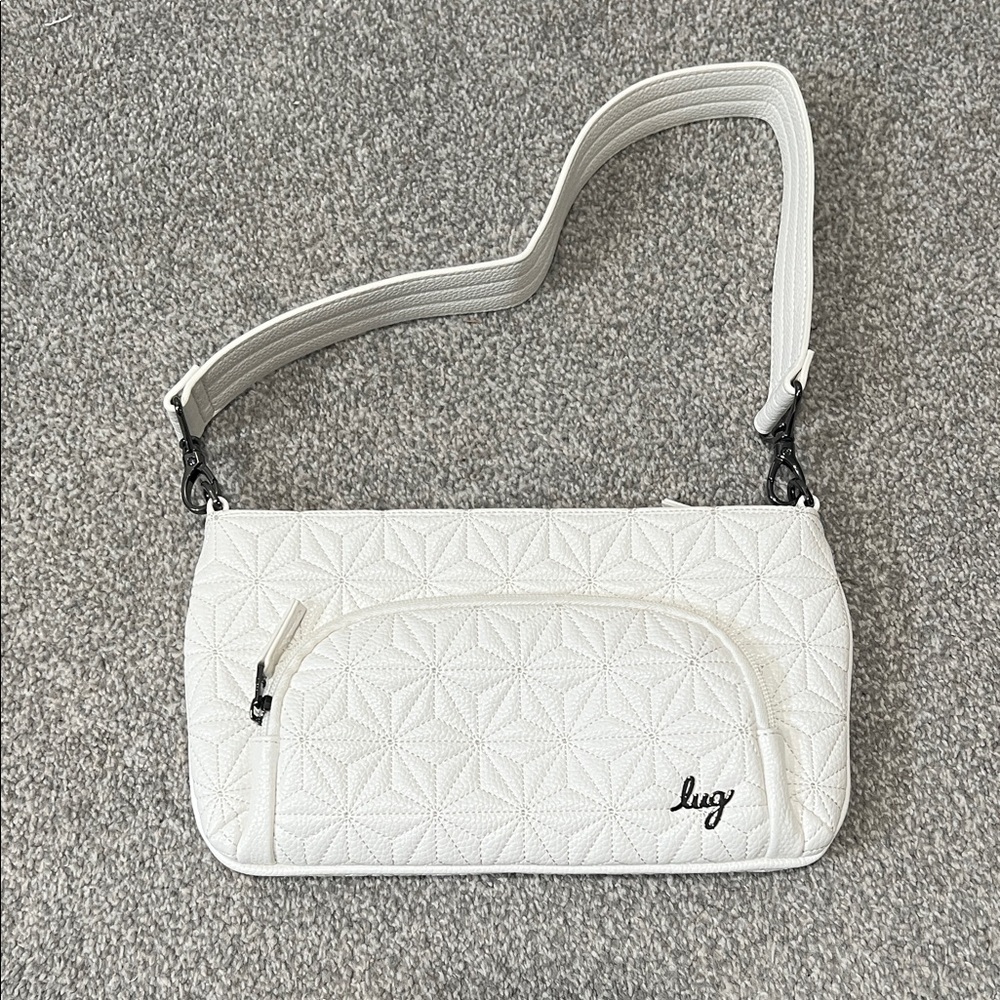 Lug White vegan leather flyer